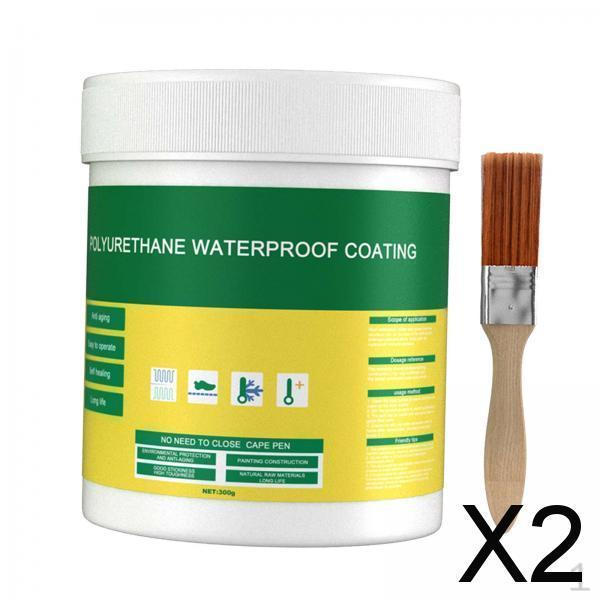 

2x Невидимый водонепроницаемый герметик Водонепроницаемый герметик с кистью