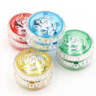 Simplicity Plastic 2A Yoyo Wear-resistant Glowing Yoyo Fall Prevention Yoyo Toys Portable Durable Children's Toys