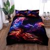 3D Ghost Wolf Night Duvet Cover Set King Queen Double Full Twin Single Size Bed Linen SetHigh End Quilt Cover Customization