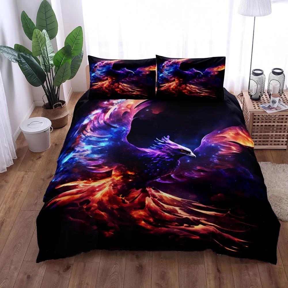3D Ghost Wolf Night Duvet Cover Set King Queen Double Full Twin Single Size Bed Linen SetHigh End Quilt Cover Customization