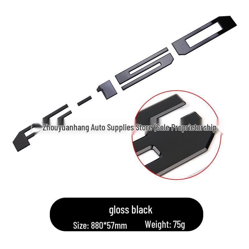 Ford Raptor F-150 Rear Emblem ABS Tailgate Sticker