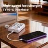 2 Slots 21700 Battery DIY Power Bank Kit 22.5W Fast Charging Emergency Power Box  for Outdoor Gear
