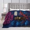 Princess Donut & Mongo Ride At Dawn Poster Cozy Blankets For Bedroom Novelty Bedding Throws Winter Travel Flannel Bedspread