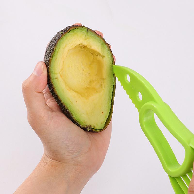 3 In 1 Avocado Slicer Shea Corer Butter Fruit Peeler Tools