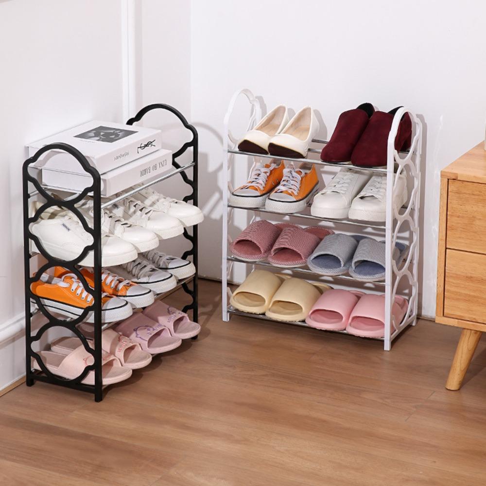 Mehrschichtiges Schuhregal Mehrschichtige Montage Tür Nagelfreie Installation Hohe Tragfähigkeit Kreativ Verdickt Stabil Schuhregal