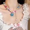 Summer Does Not Fade Pearl Jewelry Necklace Women's High-end Sense Collarbone Chain Niche Design Versatile Pendant