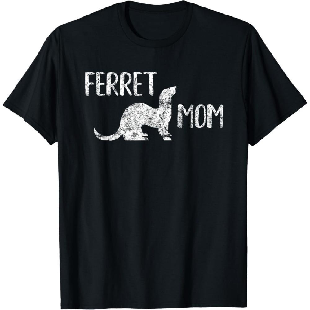 Ferret Mom - Ferret Lover and Enthusiasts T-Shirt XXXXXL чёрный