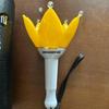 [USED] Official YG BIGBANG Light Stick, Yellow, Crown Design, Korean Version, Damaged