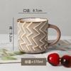 520ml Creative Kiln Change Mug Breakfast Cup Retro Coffee Cups Milk Cup Ceramic Mug Mugs Large-capacity Hand Warmer Drinkware