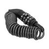 Helmet Cable Lock 4 Digit Password Anti?Theft Multifunctional Replacement for Bicycle Motorcycle