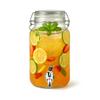 Słój Z Kranem 4L Szklany Na Lemoniadę Sok Wodę Dyspenser Do Wody Butelki