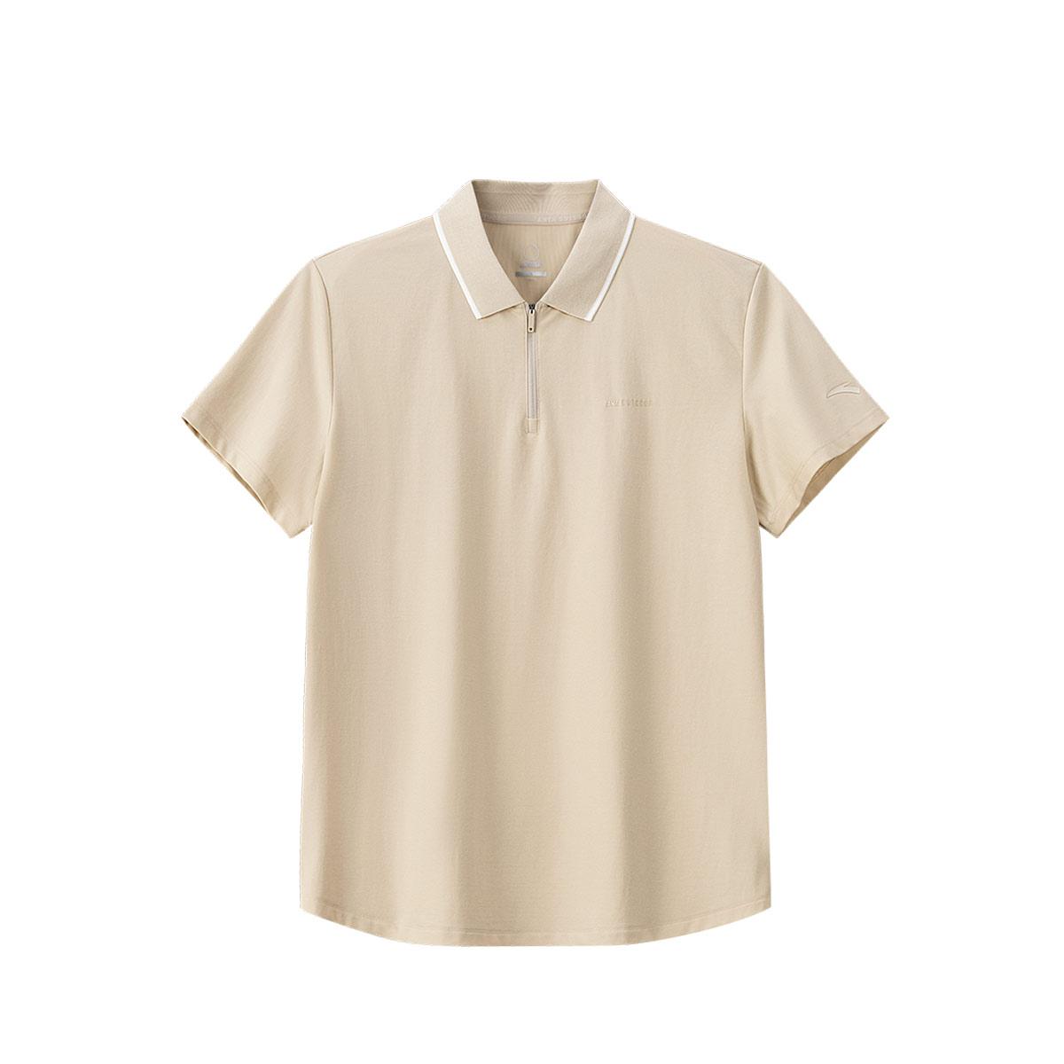 

Anta Comfortable Short Sleeve Polo Shirt Women tops Cloud-Gray 162536101-6 S