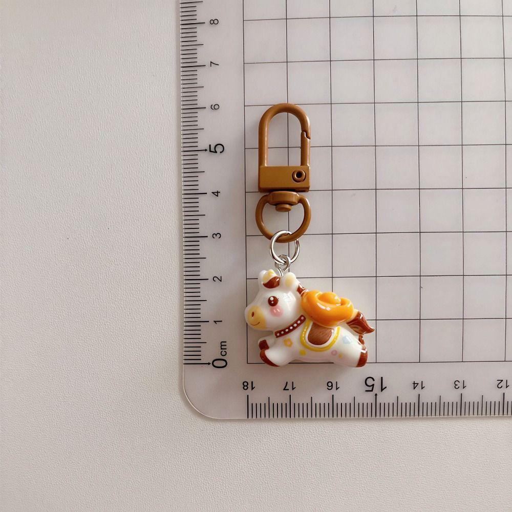 Hanging Horse Pendant Keychain Lucky Mascot Horse Mascot Horse Bag Pendant New Year Decoration Car Key Pendants