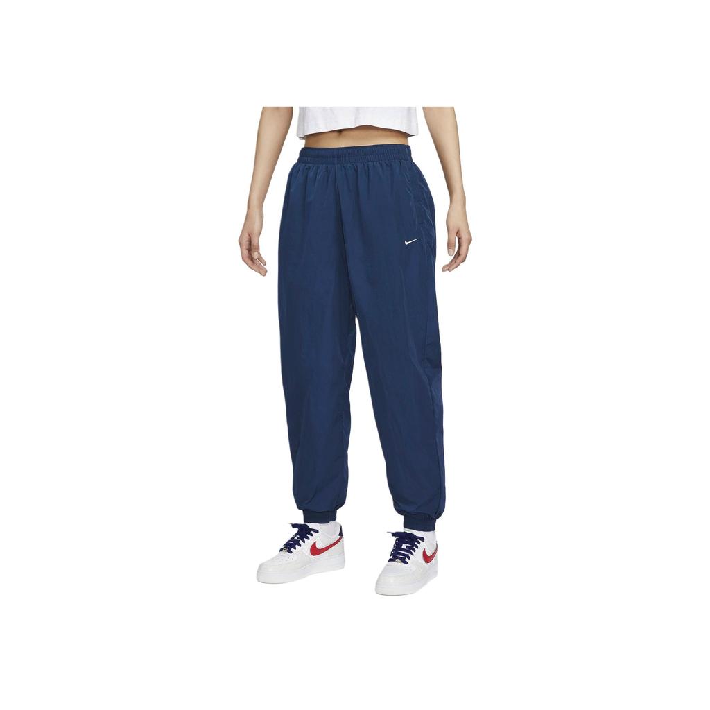 Nike Μεσάτο Άνετο Μαλακό Πλεκτό Αθλητικό Παντελόνι με Μανσέτα Γυναικείο Κάτω Μέρος Βαθύ Μπλε FV7669-478