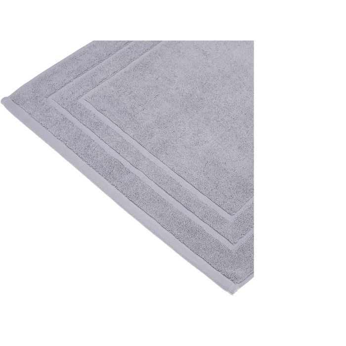 Tapis de bain 50 x 70 cm moderne taupe
