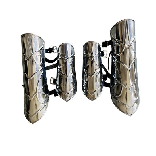 Set di Armatura Medievale in Acciaio da Donna Costume da Cavaliere Gotico Fatto a Mano, Attrezzatura Protettiva per LARP, Cosplay, Rievocazione