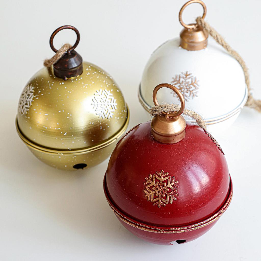Christmas Bell Decoration Iron Atmosphere Large Ornaments To Decorate The Christmas Tree Creative