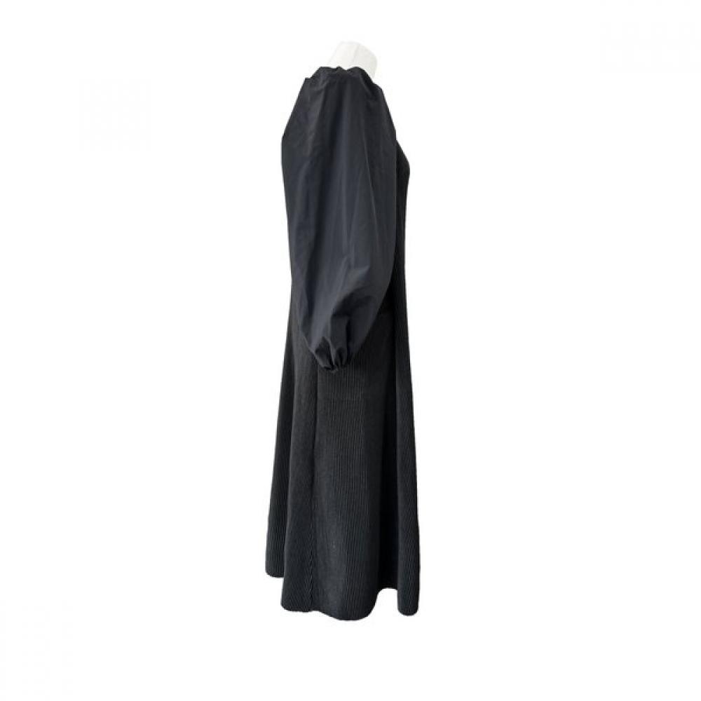 Specchio Long Sleeve Dress  Woven Sleeves  451 584