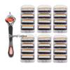 German-Quality Manual Razor: Old-Fashioned 5-Layer Blade for Men, Universal Fit