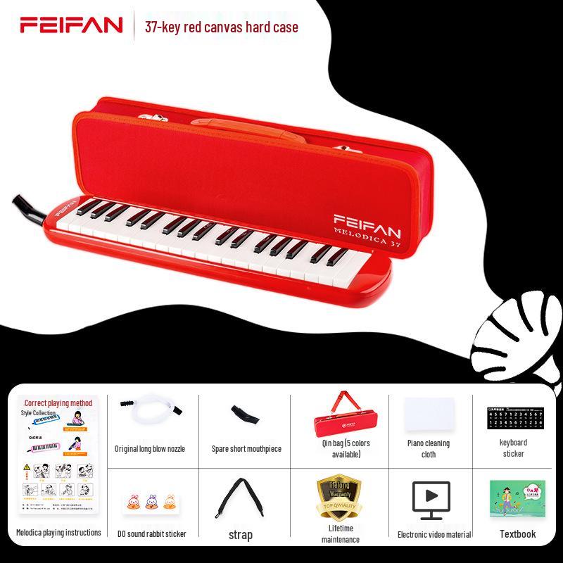 Flyfan 37-Key Melodica with Case - Teacher Recommended for Elementary Music Classes