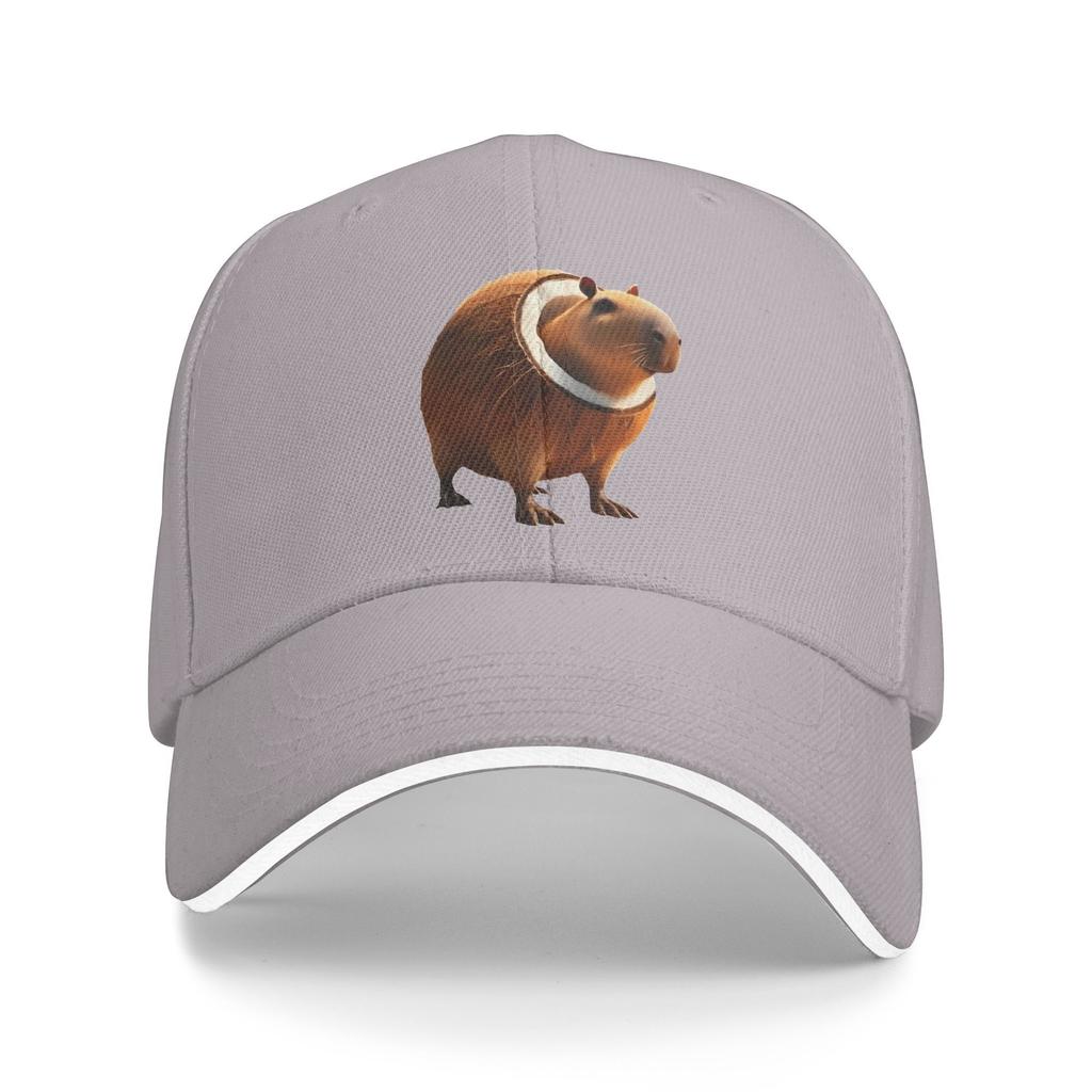 Burbaloni Luliloli Capybara Brainrot Meme Casual Baseball Cap Hiking Fishing Trucker Hat Summer Wholesale Print Baseball Caps