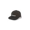 [Snow Peak] Logo Design Cap Hat Logo Unisex BLACK