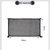 Portable Aluminum Folding Camping Table with Mesh Storage and Canvas