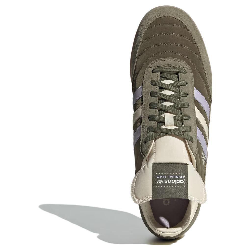 adidas Originals Mundial Team Abriebfeste Fußballschuhe Unisex Grüne Sneaker JI3510