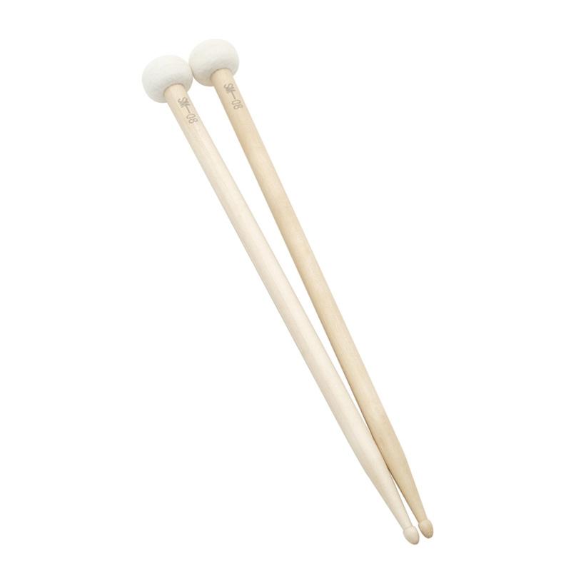 1 Pair Colorful Timpani Drumsticks Felt Head Drum Sticks Percussion Instrument Practice Playing