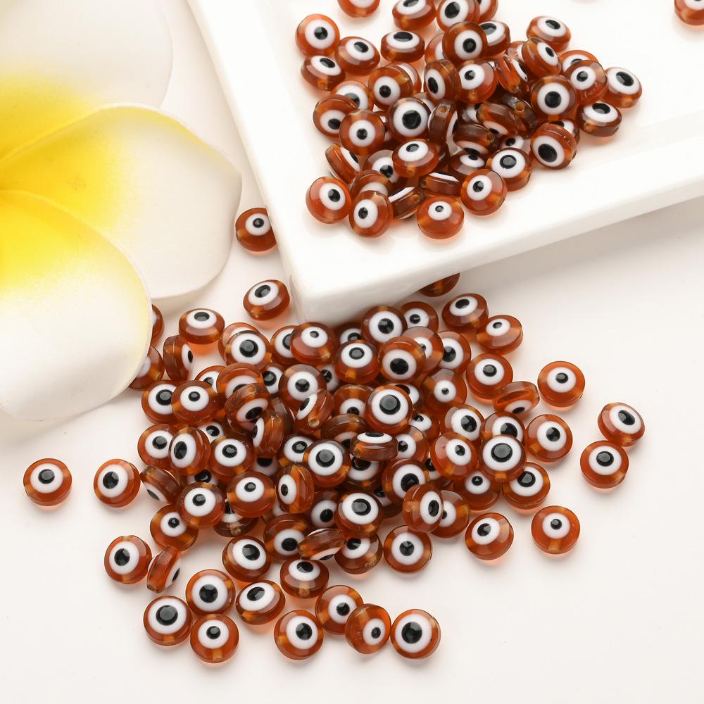 

Resin Fish Eye Round Beads for DIY Devil Eye Bracelets, Necklaces, and Accessories 6mm, 50 pieces per pack