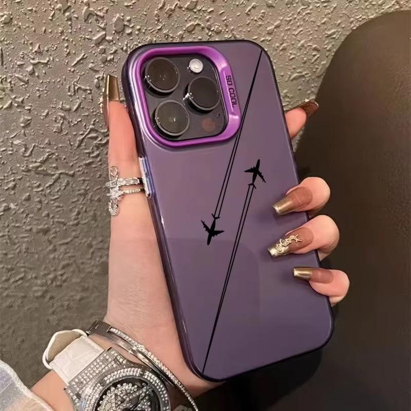 Aviation-style IPhone 17 Pro Phone Case, 16E/15/14/13 Laser-cut, Apple 11Xs Max, Fashionable and Popular Styles