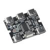 USB-Erweiterungsplatine Hub 1 Eingang 3 Ausgänge Erweiterungsmodul für Raspberry Pi 4/5 Generation USB-HUB 1 zu 3 Stromverteiler Typ-C