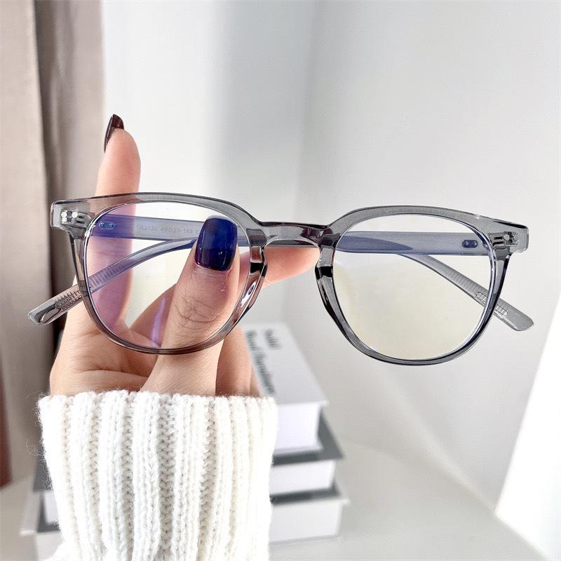 Face Without Makeup Gadget Black Frame Plain Glasses Pure Desire Wind Female Anti Blue Light Glasses