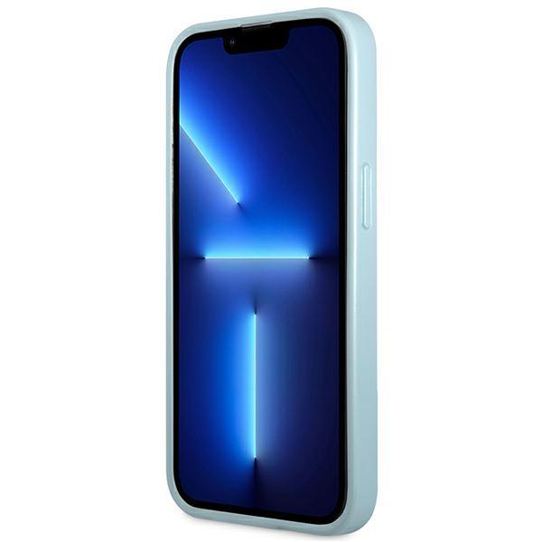 Guess Guhcp13Xps4Mb Iphone 13 Pro Max6,7 Niebieski/Blue Hardcase Saffiano 4G Small Metal Logo