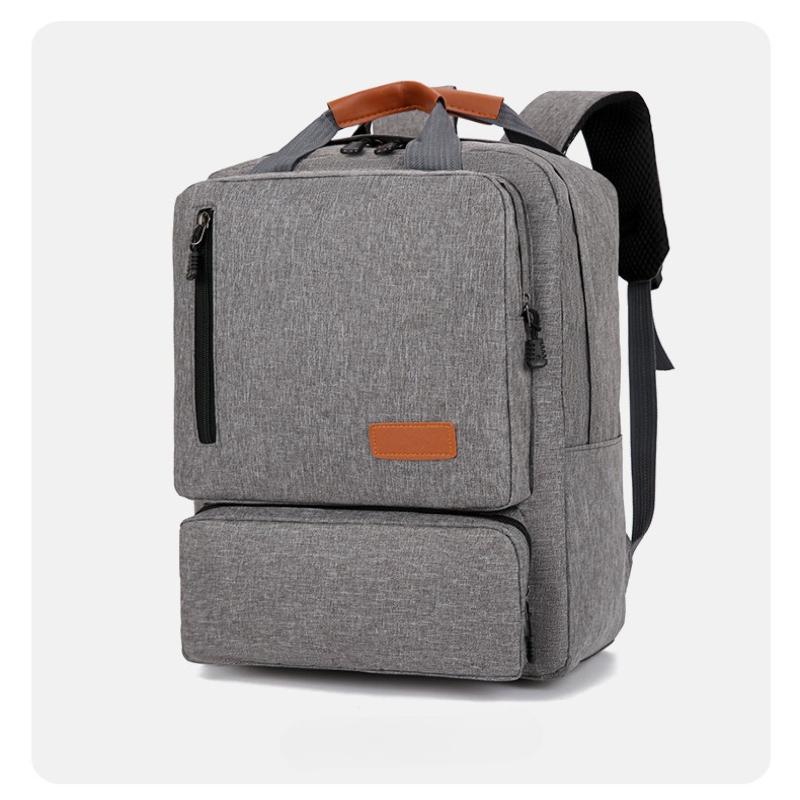3Pcs/set New Three-piece Backpack Men's Business Outdoor Large-capacity Commuting Schoolbag Men's High School Student Trendy Backpack