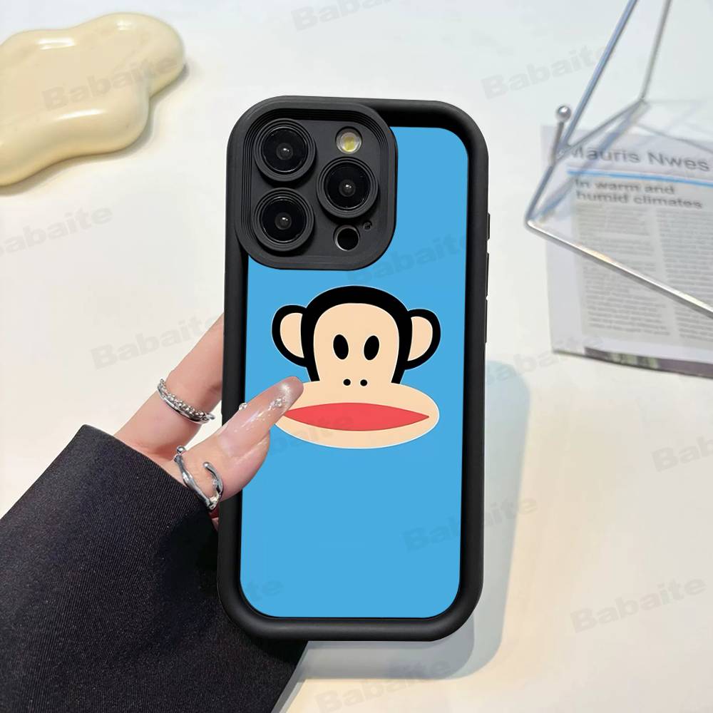 Fashion Logo P-Paul F-Frank Phone Case For IPhone 17 16 15 14 Plus 13 12 11 Pro Max Silicone Cover