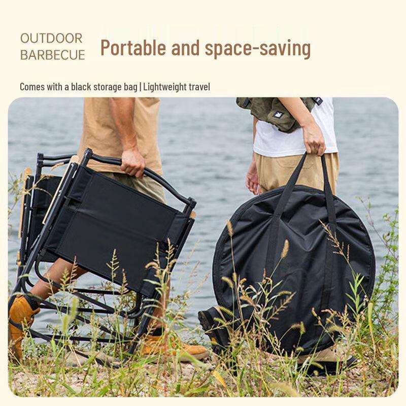 Versatile Indoor Outdoor Charcoal BBQ Grill Set