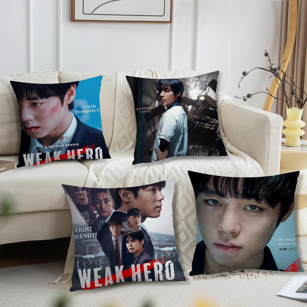 Movie W-Weak Hero Class 2 B cushion cover Pillow Sofa Printing Decoration Room Home Office Coffee Shop Car Nordic Simplicity