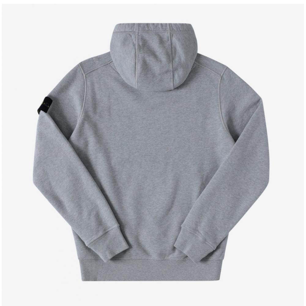 Stone Island 64120 V0m64 771564120 Waffen Logo Patch Herren Hoodie