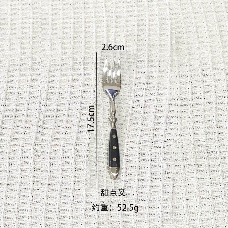 

430 Mirror Light Western Knife, Fork and Spoon Set Beef Knife, Fork and Spoon Hotel Restaurant french tableware