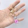 Svítící Sequin Želva Klíčenka Roztomilé Zvířátko Přívěsek na Tašku Trendy Hračka Ozdoba Klíčenka pro Páry Rodinu