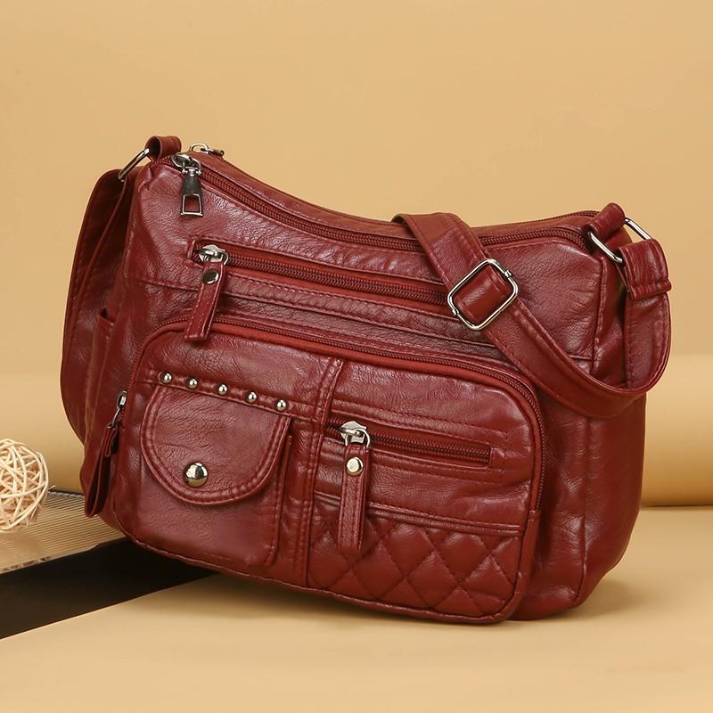Geantă mare cu o singură curea, purtată pe umăr sau crossbody / Geantă casual