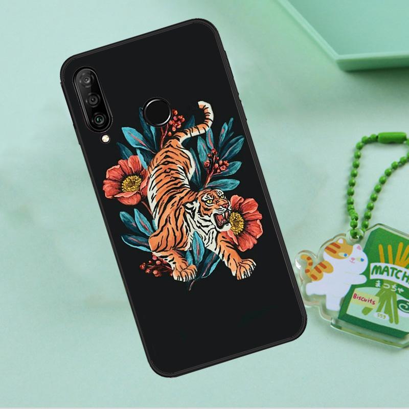Fashion Animal Tiger Art For Huawei Nova 12s 12i 11i 7i 8i 9 10 SE Y91 Y90 Y60 Y70 Y72 Y61 P60 Pro P30 P40 Lite Case