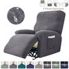 Leaves Jacquard Recliner Sofa Covers Water Repellent  Armchair Protector Cover Elastic Single Lounge Sofa Slipcovers