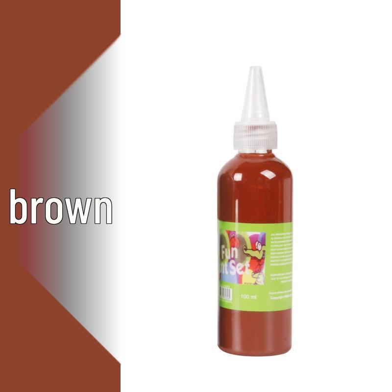 12-Color Finger Paint Set for Kids - 100ml Each