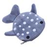 Cute Plush Coin Purse Shark Shape Large Capacity Wallet Zipper Cartoon Pendant Decorations Bags Children's Birthday Gift