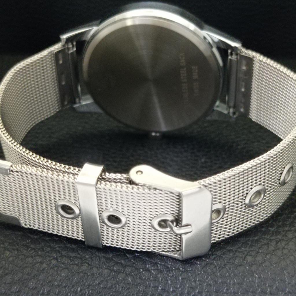 SZWAJCARSKI VINTAGE MONTINE RĘCZNY MĘSKI ODNOWIONY ZEGAREK CZARNA TARCZA a441069-1