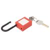 25mm Lockout Tagout Lock Nylon Shackle Safety Padlock with Keys for Industrial Equipment