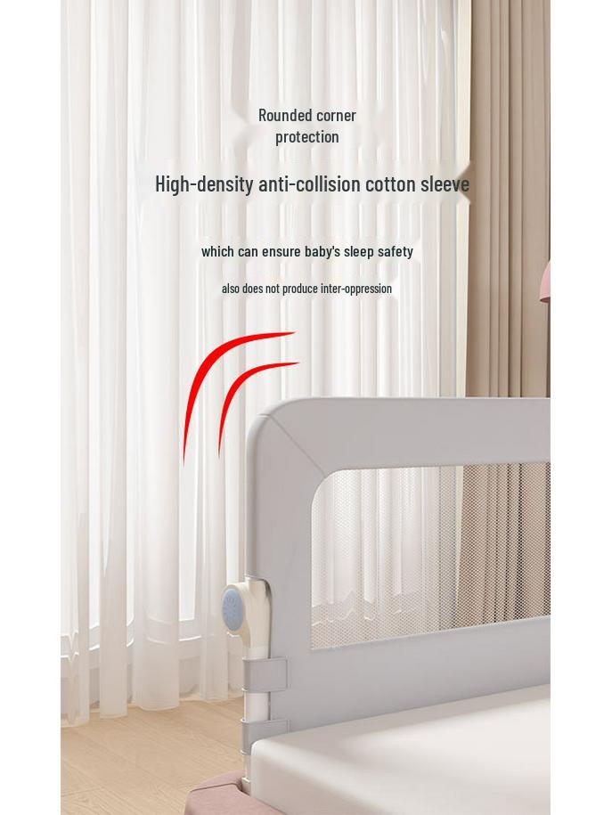 Baby Bed Rail: No-Install Safety Guard for Children