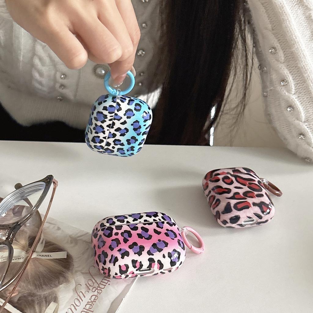 European and American personalized leopard print is suitable for Airpodspro1 protective case Apple 1st generation and 2nd generation soft case Bluetoo
